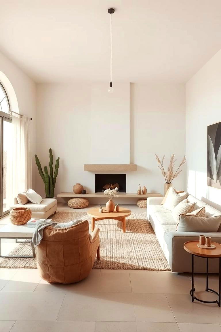Minimalist Desert Chic - 24 Southwest Living Room Ideas