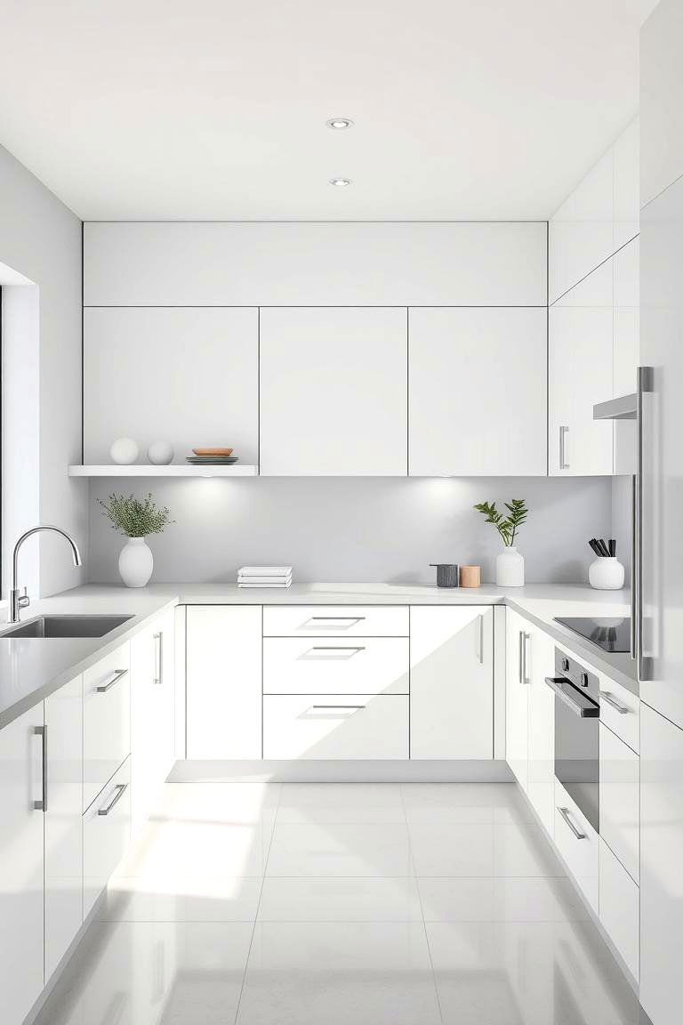 Minimalist Design Approach - 24 Grey and White Kitchen Ideas
