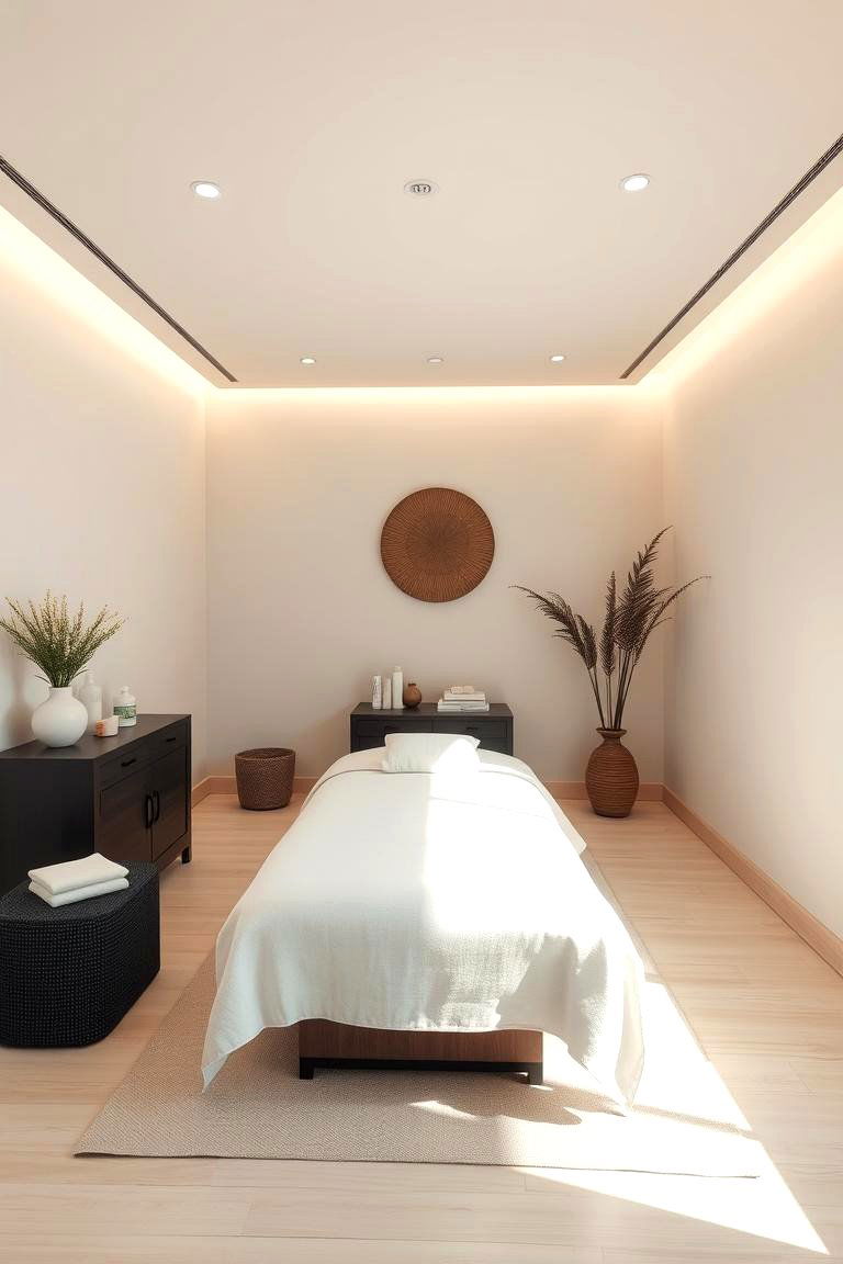 Minimalist Design Layout - 24 Massage Room Setup Ideas
