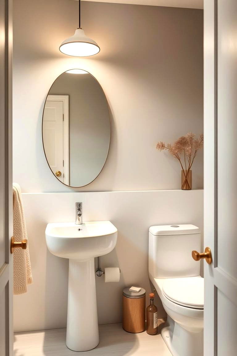 Minimalist Design for Clarity - 24 Small Powder Room Ideas