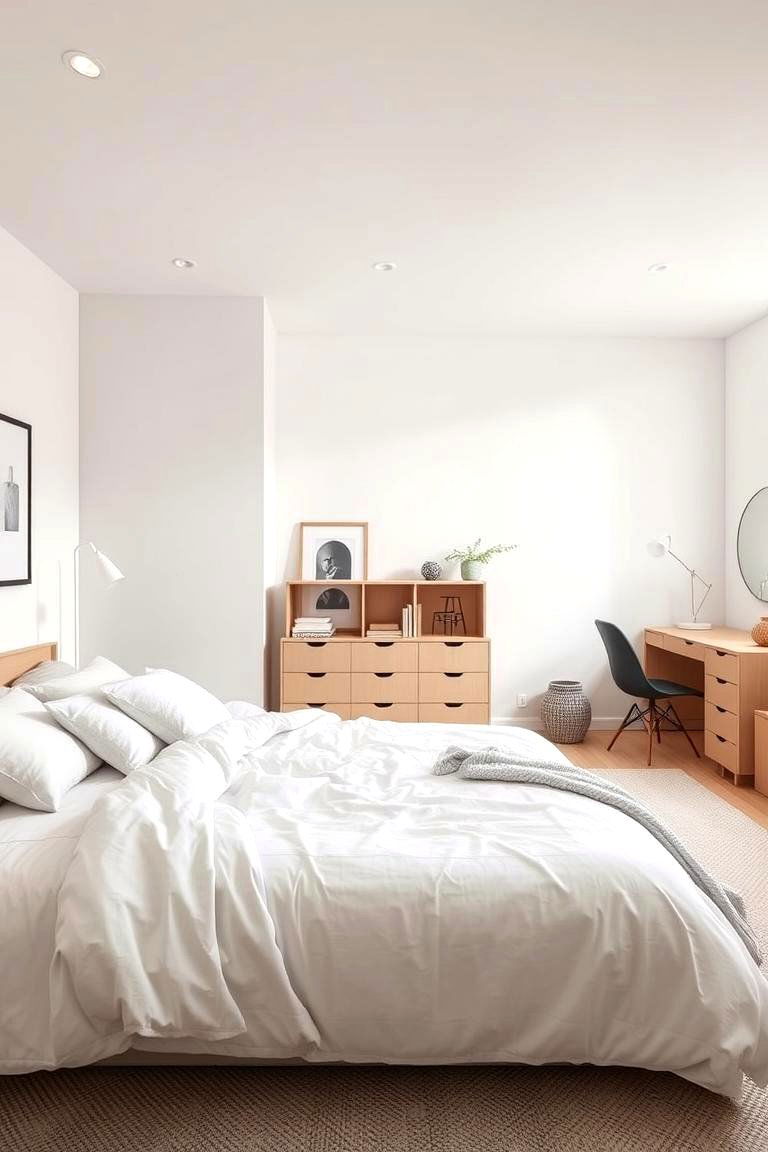 Minimalist Design for a Calm Retreat - 24 Teen Bedroom Ideas