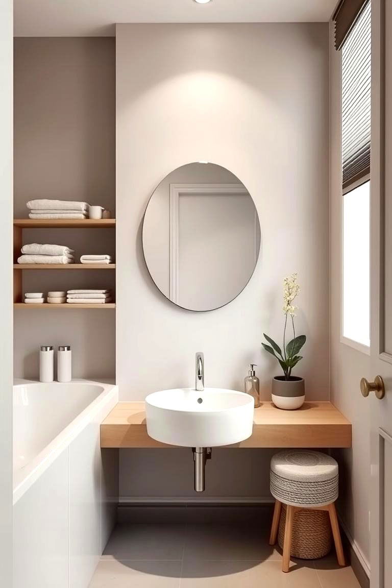 Minimalist Design with Clean Lines - 24 Office Bathroom Ideas
