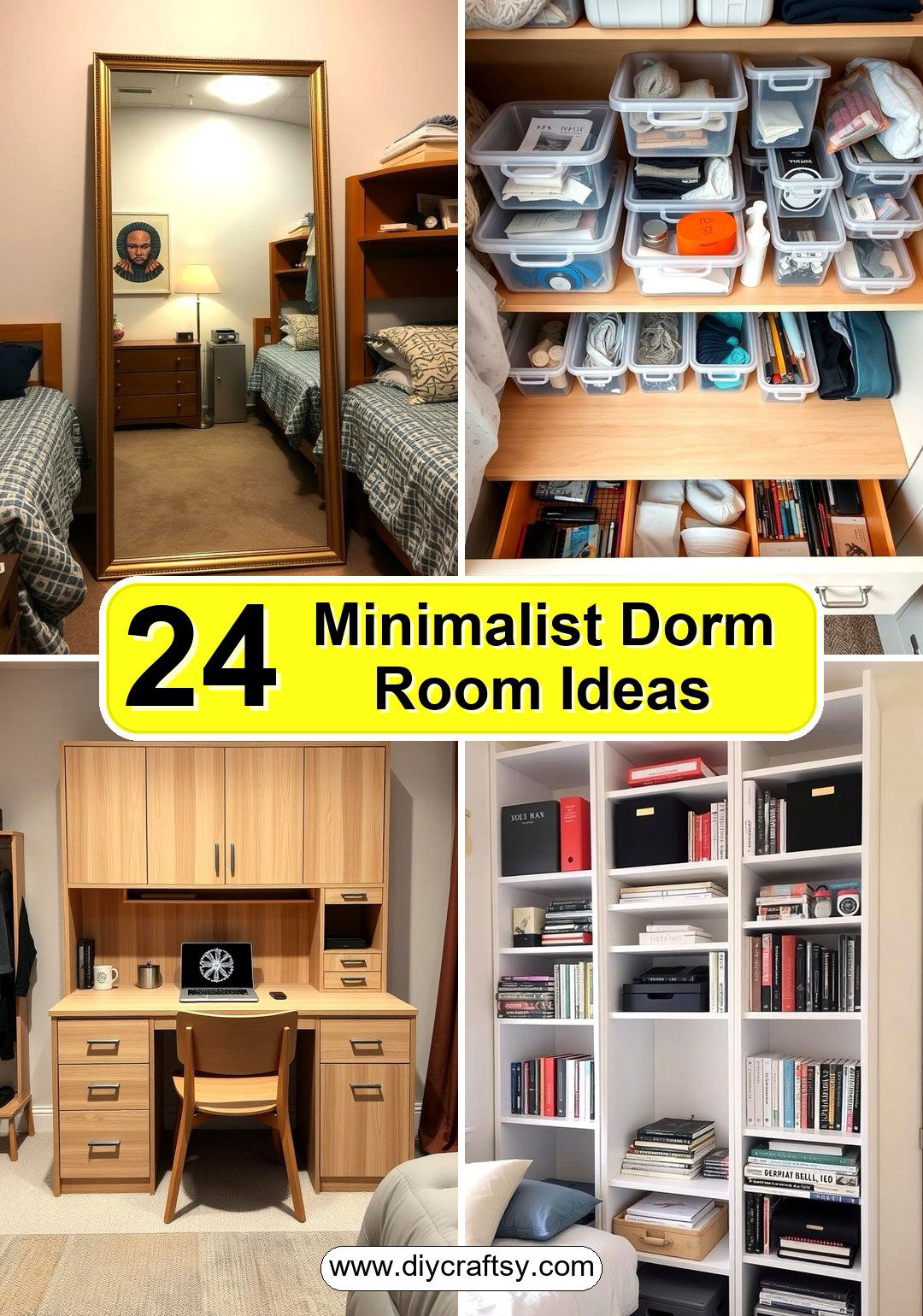Minimalist Dorm Room Ideas
