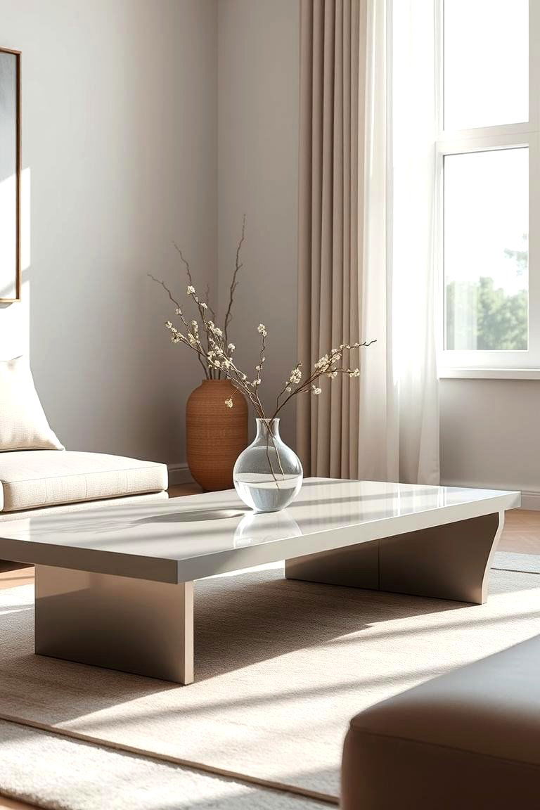 Minimalist Elegance - 24 Coffee Table Decor Ideas