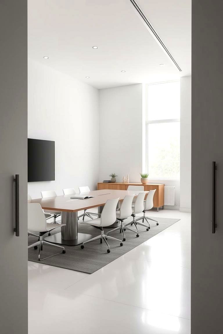 Minimalist Elegance - 24 Conference Room Design Ideas and Inspiration