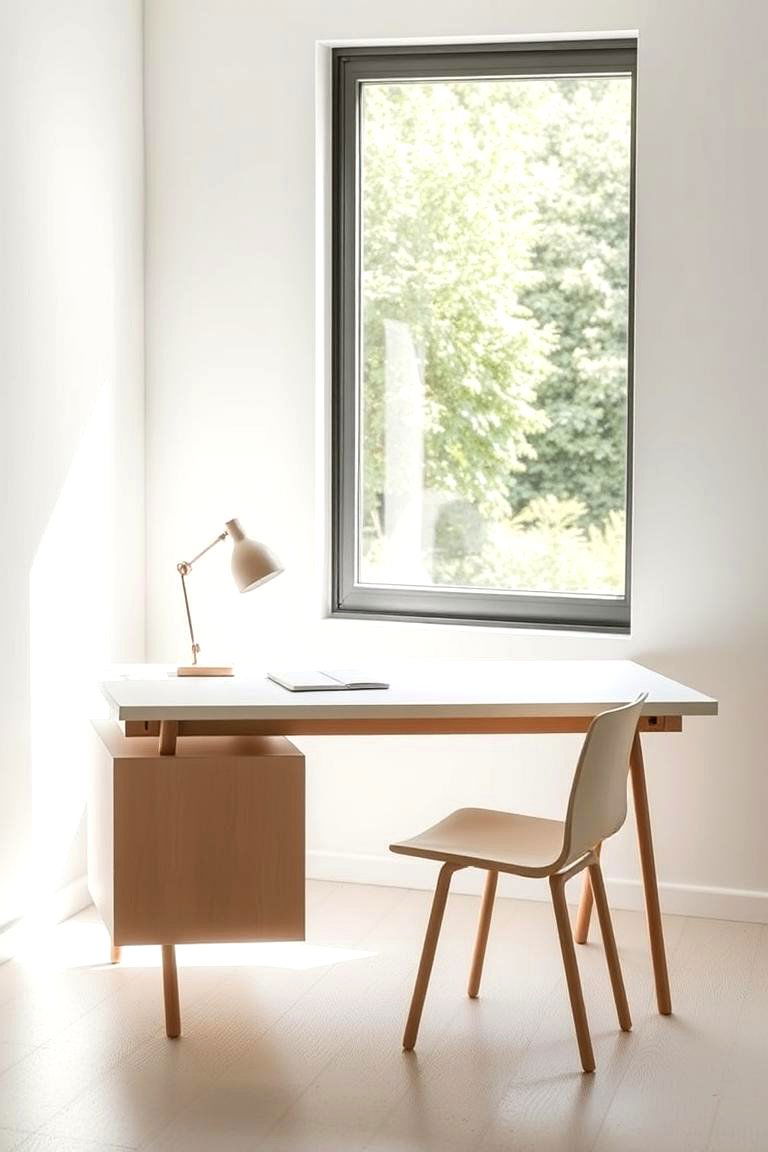 Minimalist Elegance - 24 Desk in Front of Window Ideas