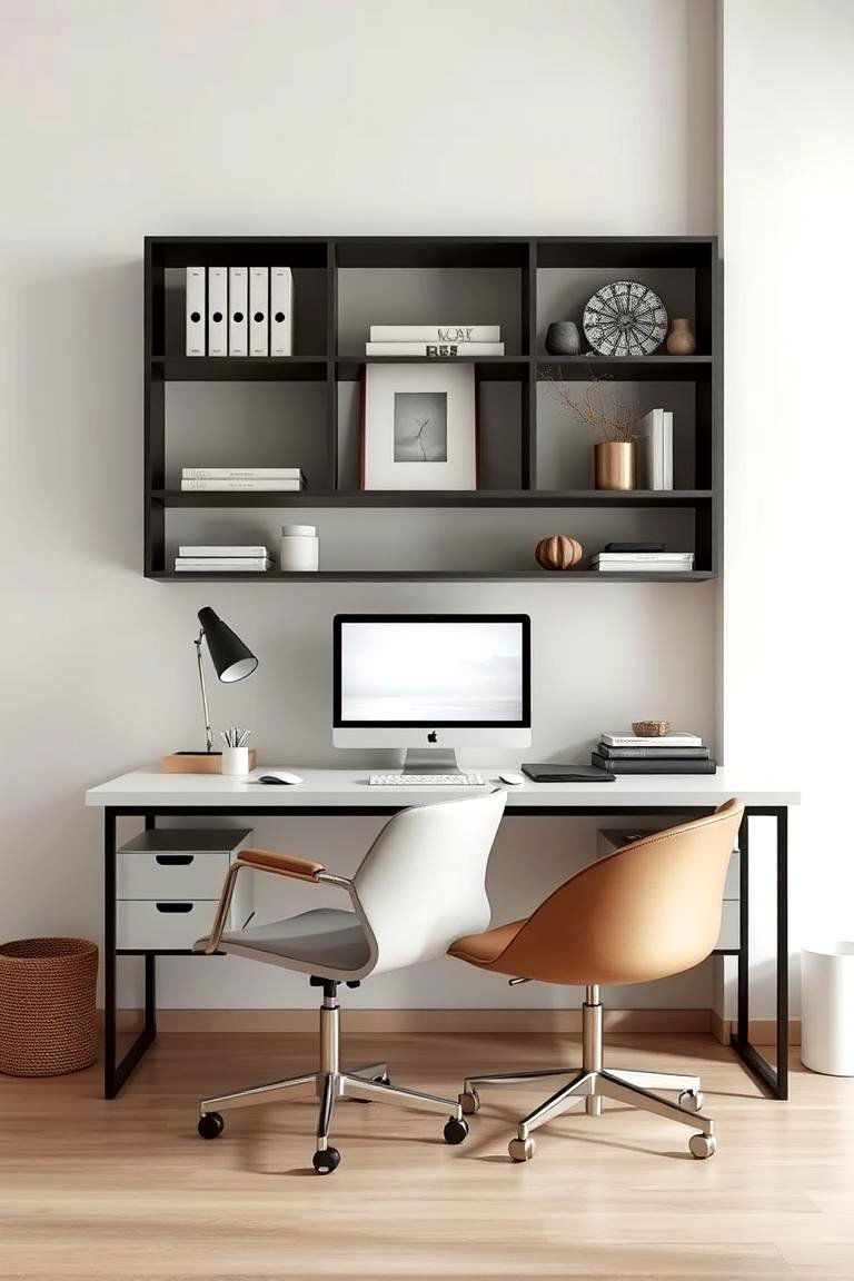 Minimalist Elegance - 24 Desk Decor Ideas
