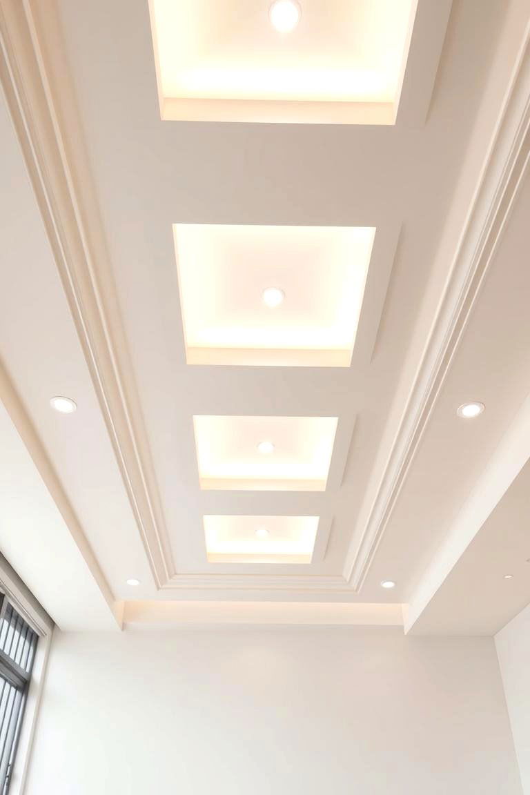 Minimalist Elegance Reverse Tray Ceiling - 24 Reverse Tray Ceiling Ideas