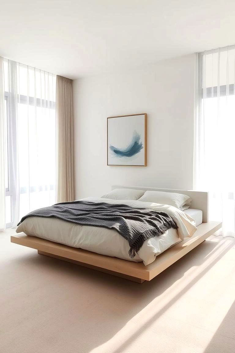 Minimalist Elegance with Neutral Tones - 24 luxury modern bedroom ideas