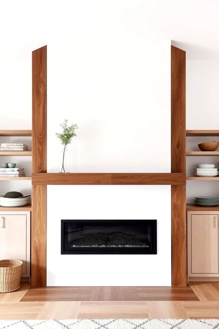 Minimalist Farmhouse Fireplace - 24 Farmhouse Fireplace Ideas