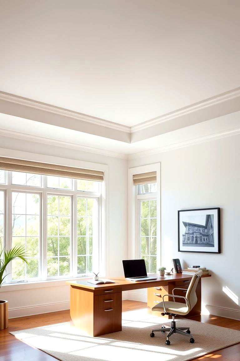 Minimalist Floating Molding - 24 Crown Molding Ideas