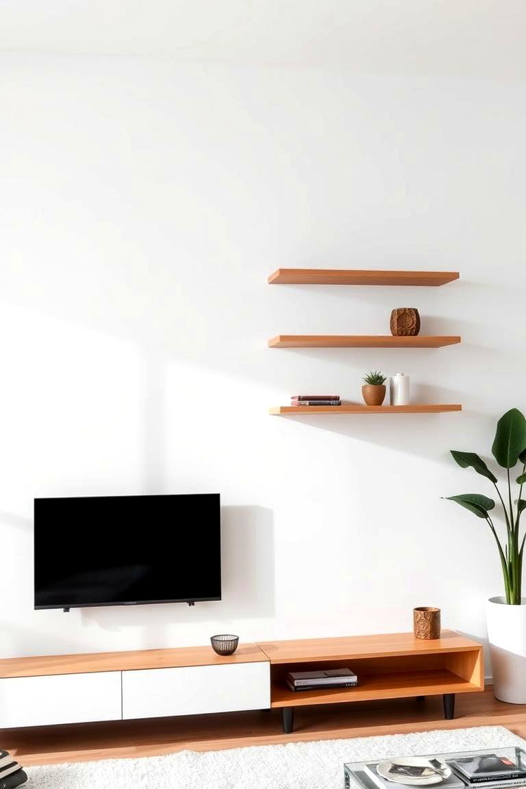 Minimalist Floating Shelves for a Clean Look - 24 Floating Shelves Ideas