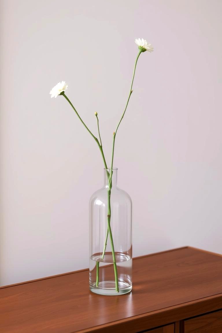 Minimalist Floral Design - 24 entryway table decor ideas