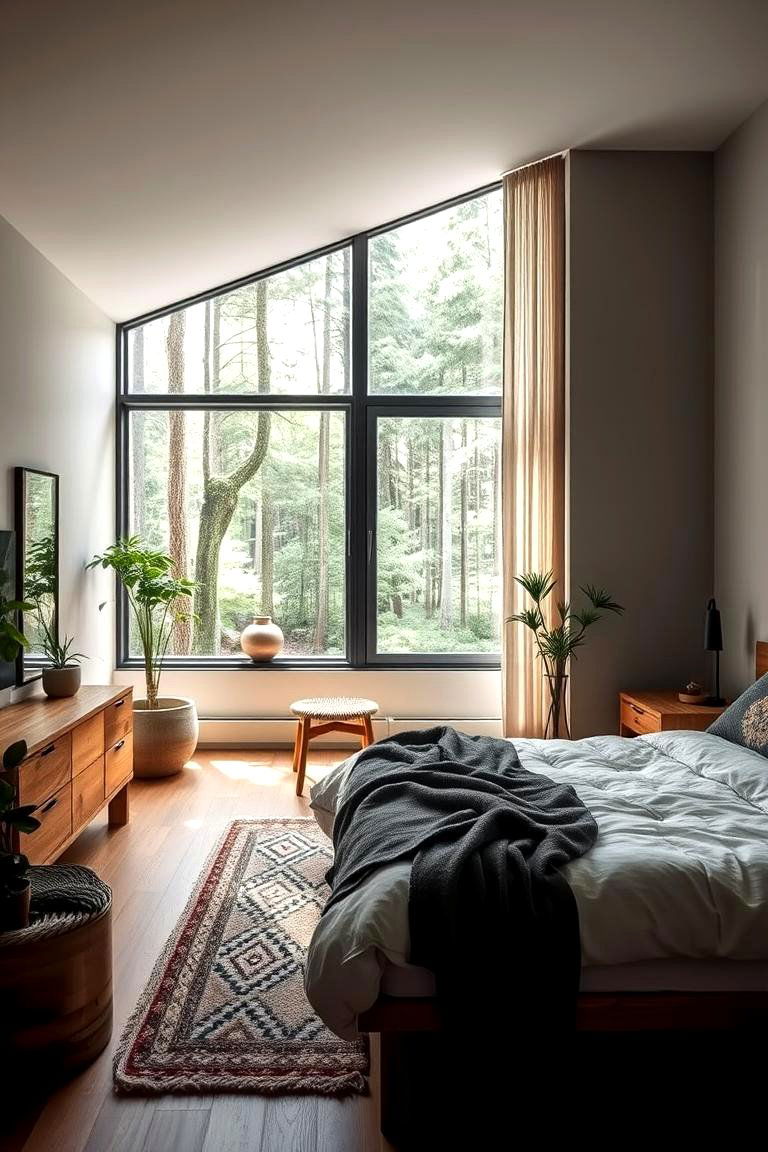 Minimalist Forest Decor - 24 Forest Themed Bedroom Ideas
