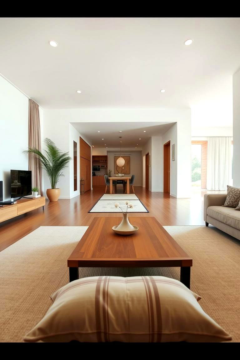 Minimalist Furniture Arrangement for Flow - 24 Zen Living Room Ideas