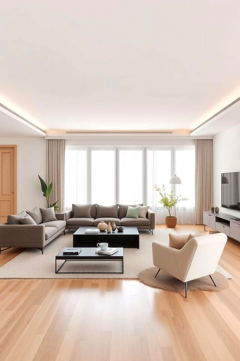 Minimalist Furniture for a Clutter Free Space - 24 Family Room Ideas