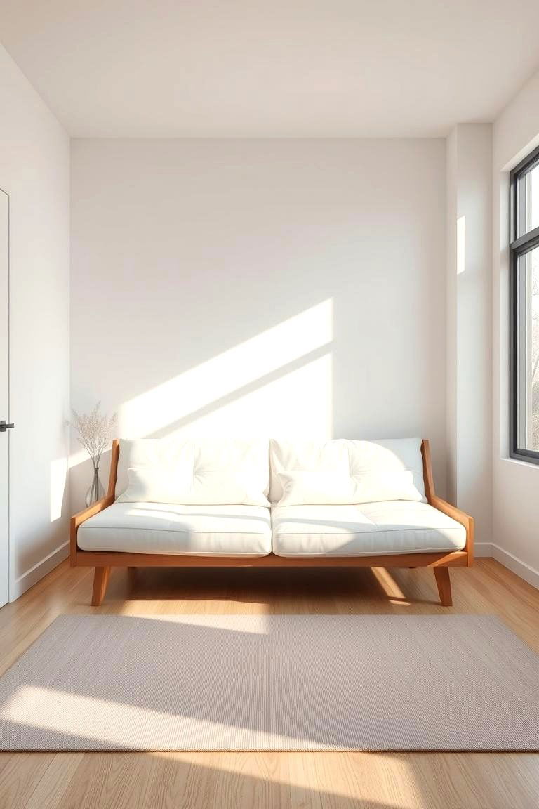 Minimalist Futon Setup - 24 Futon Bedroom Ideas