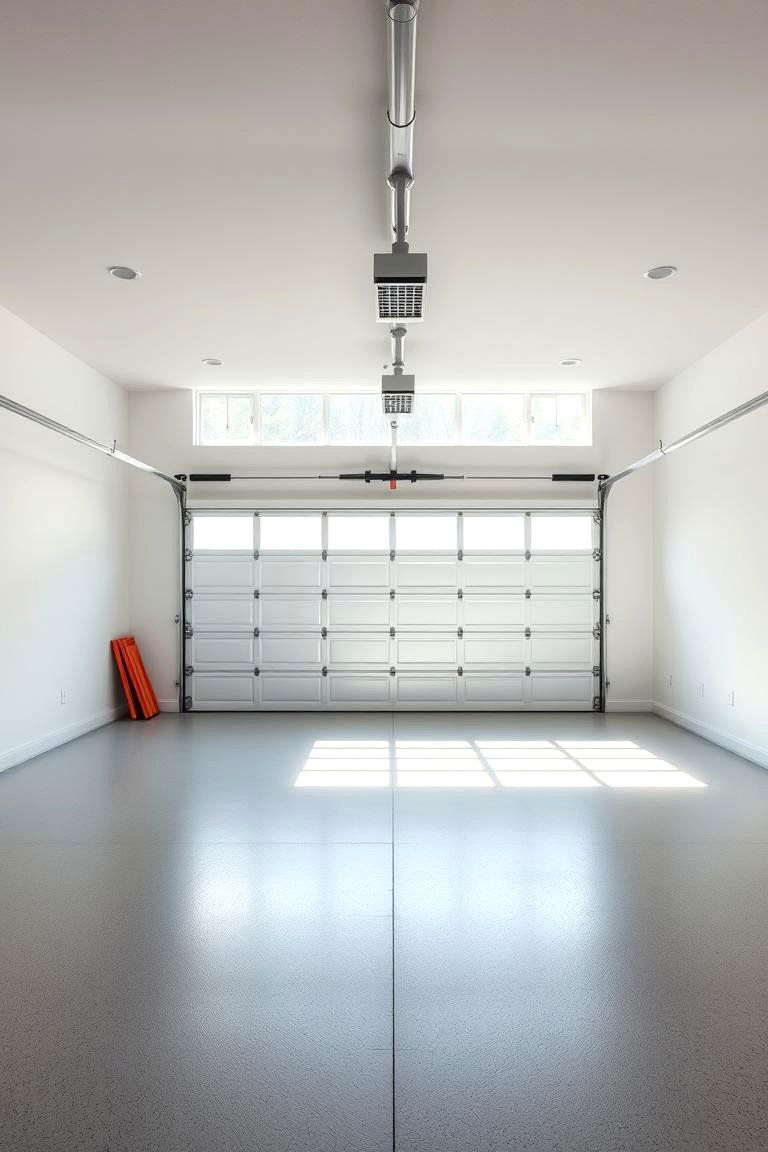Minimalist Garage with Natural Light - 24 Detached Garage Ideas