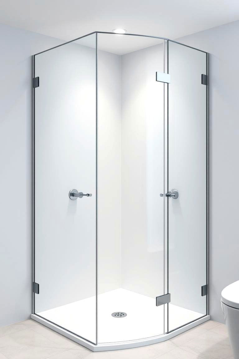 Minimalist Glass Enclosure Shower - 24 Luxury Shower Ideas