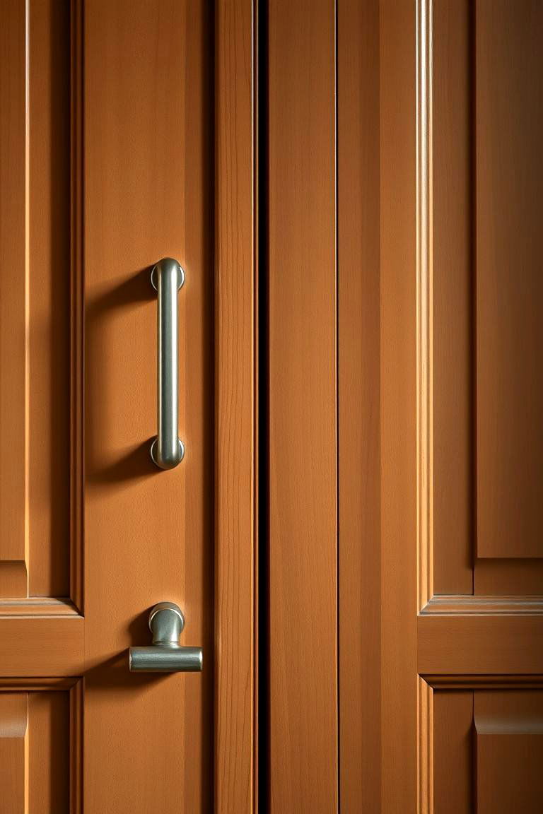 Minimalist Hardware Details - 24 Colonial Front Door Ideas