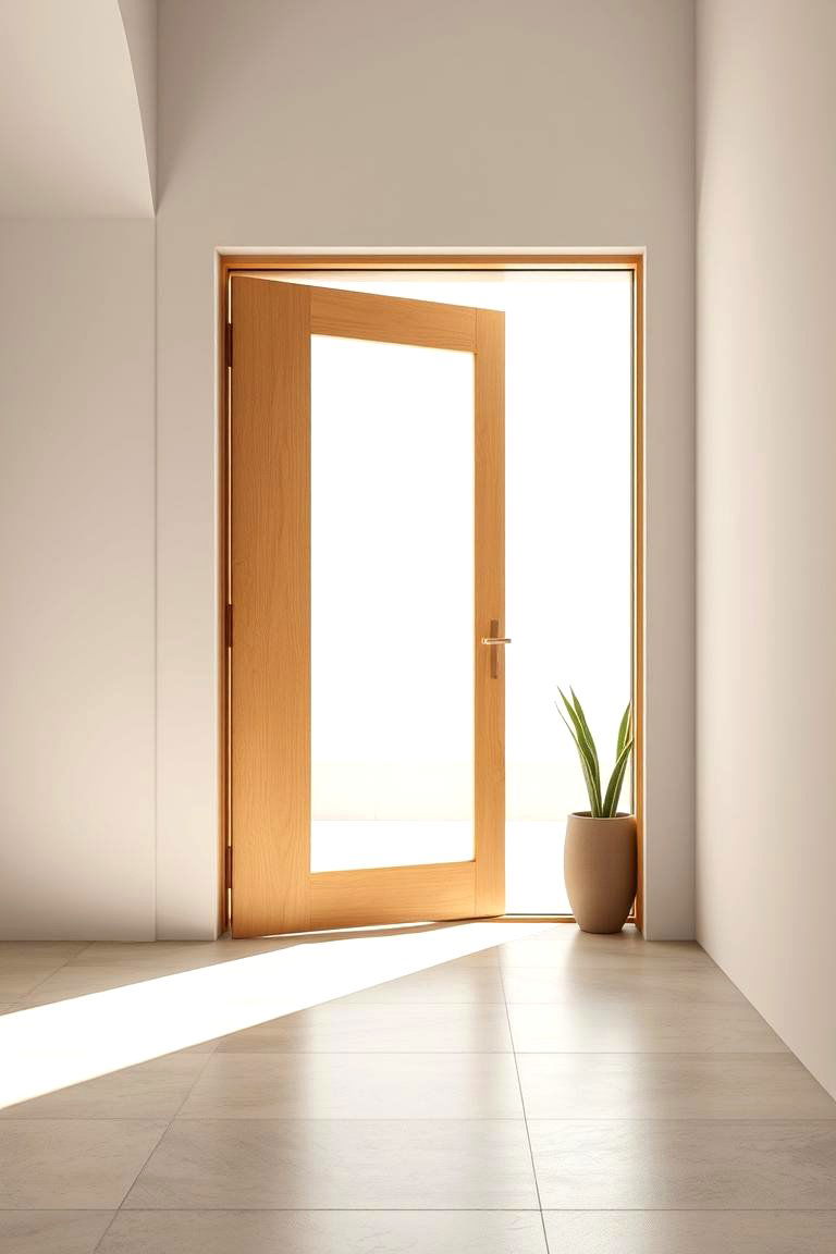 Minimalist Hidden Trim - 24 Door Trim Ideas