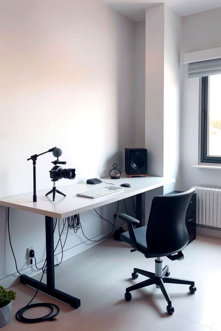 Minimalist Home Studio Setup - 24 Streaming Setup Ideas