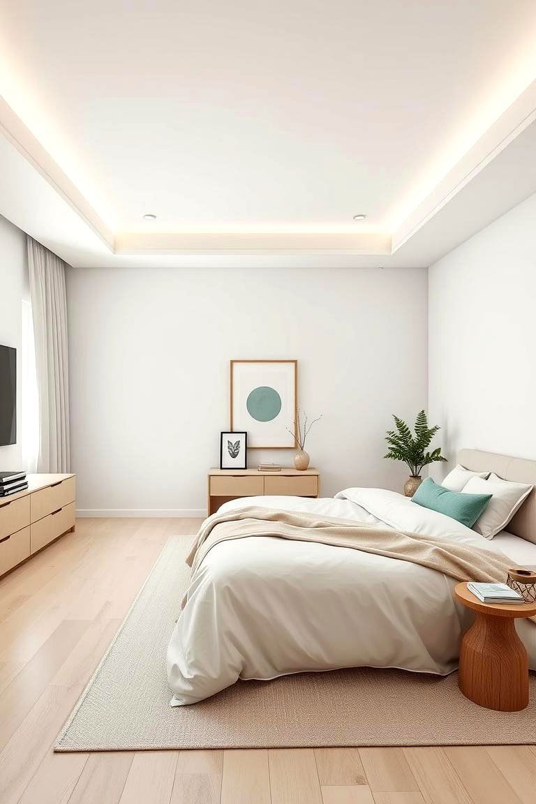 Minimalist Jade Harmony - 24 Jade Green Bedroom Ideas