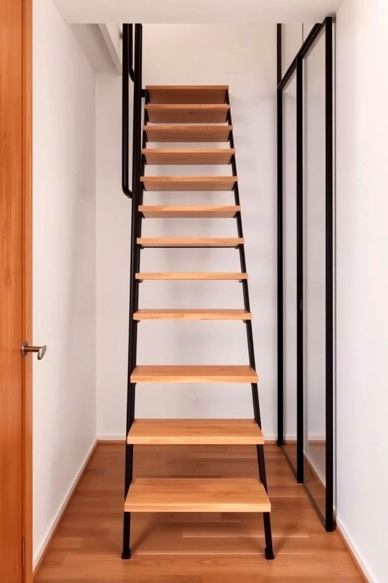 Minimalist Ladder Staircase - 24 Staircase Ideas