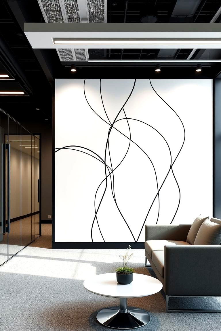 Minimalist Line Art - 24 Office Wall Murals