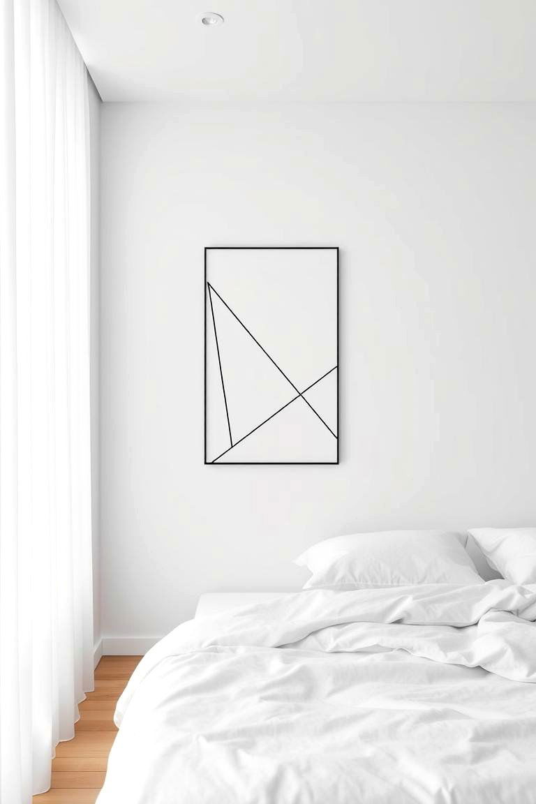 Minimalist Line Art - 24 Geometric Accent Wall Ideas