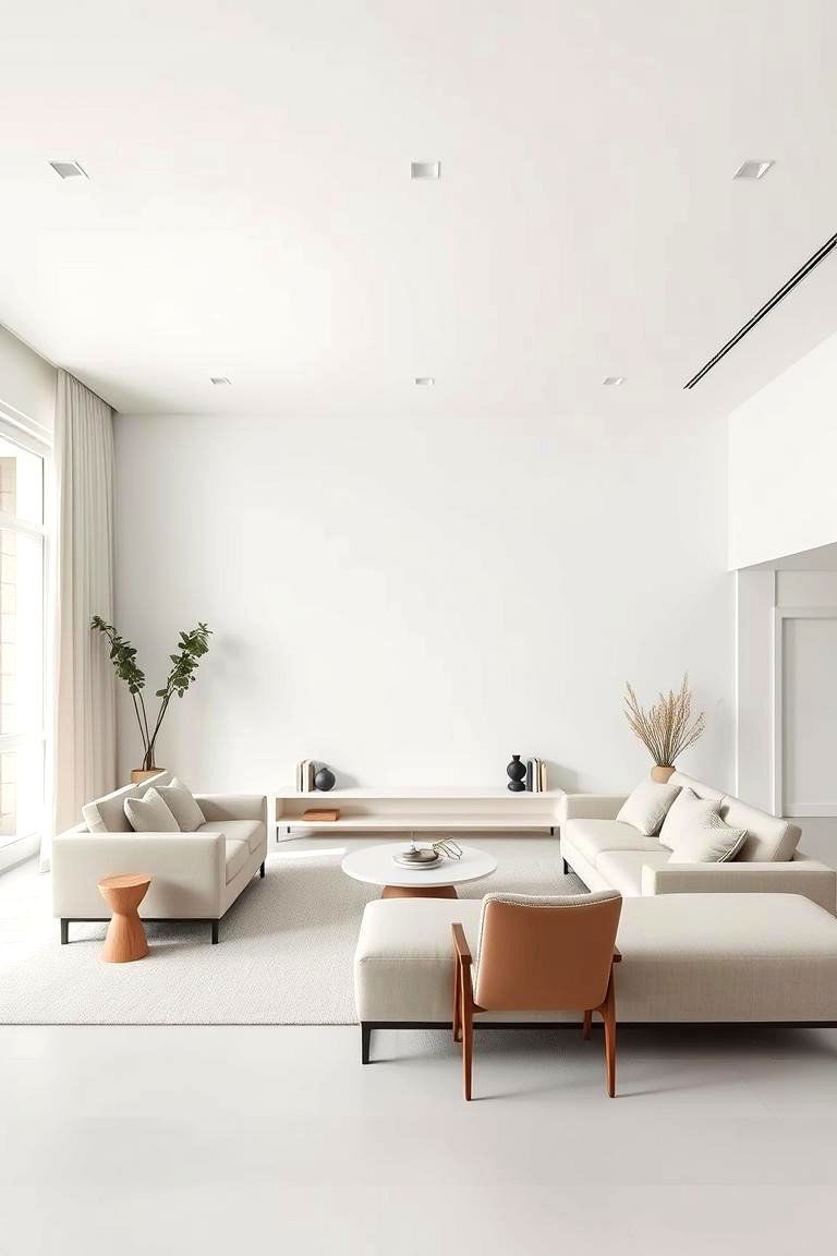 Minimalist Living Space - 24 Joanna Gaines Living Room Ideas