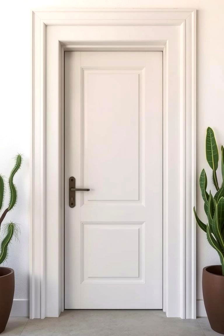 Minimalist Mediterranean Chic - 24 Mediterranean Front Door Ideas