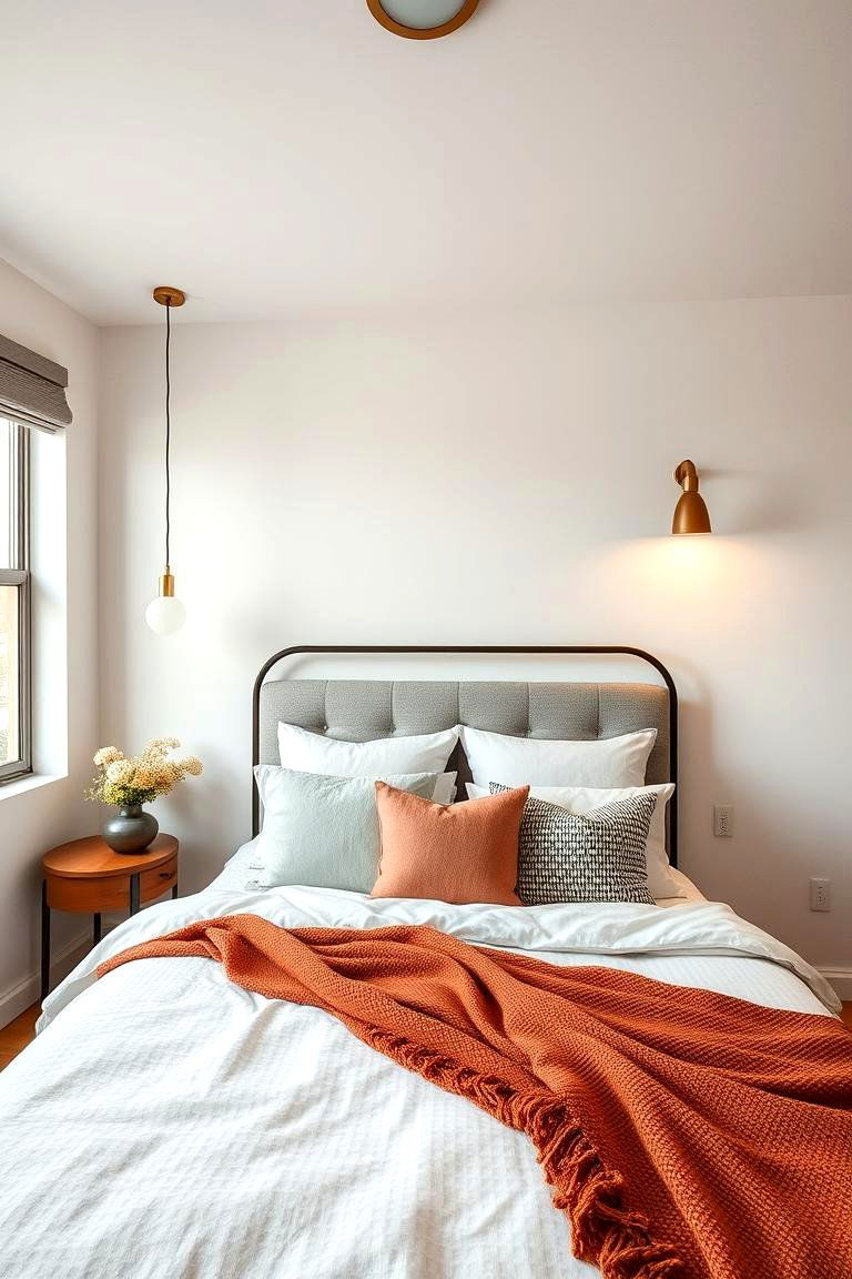 Minimalist Metal Accents - 24 Hipster Bedroom Ideas