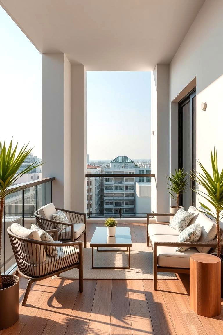Minimalist Modern Balcony - 24 Balcony Over Garage Ideas