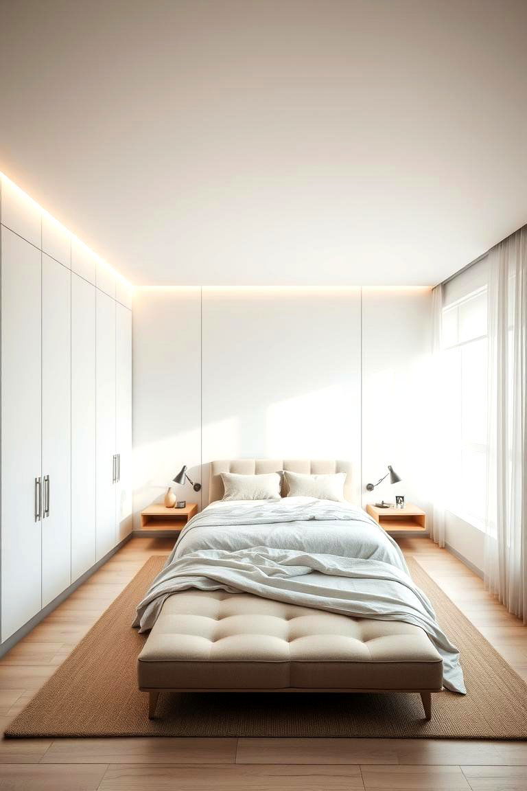 Minimalist Modern Bedroom - 24 Bedroom Design Ideas