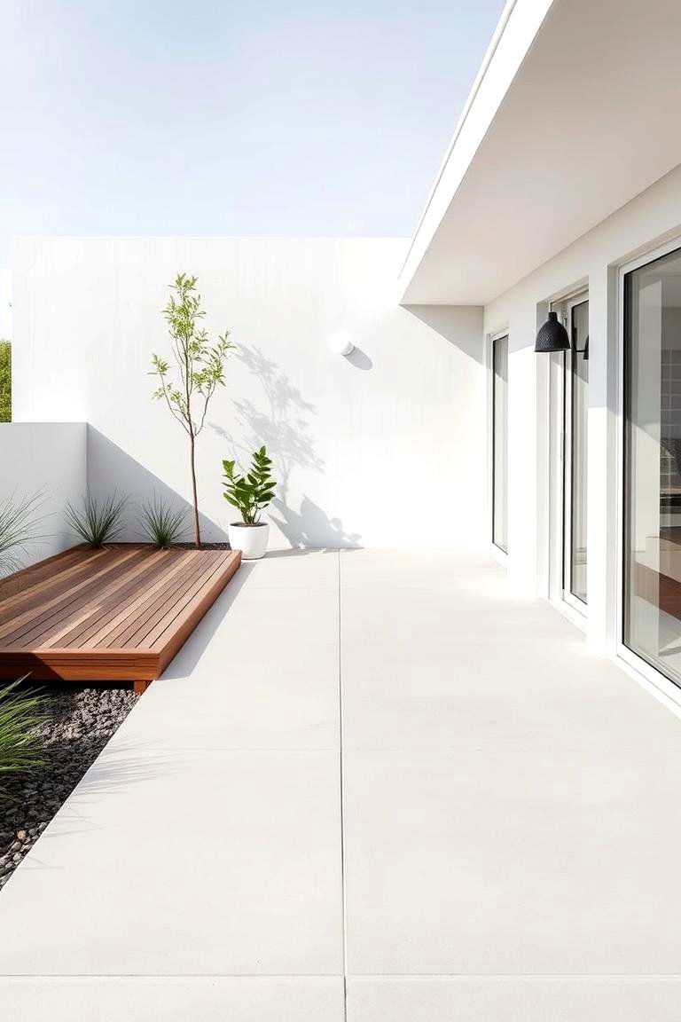 Minimalist Modern Design - 24 Deck and Patio Combination Ideas