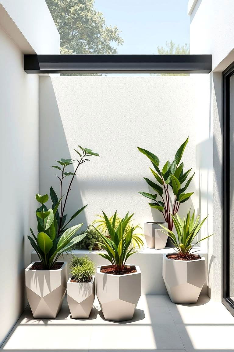 Minimalist Modern Garden Nook - 24 Garden Nook Ideas