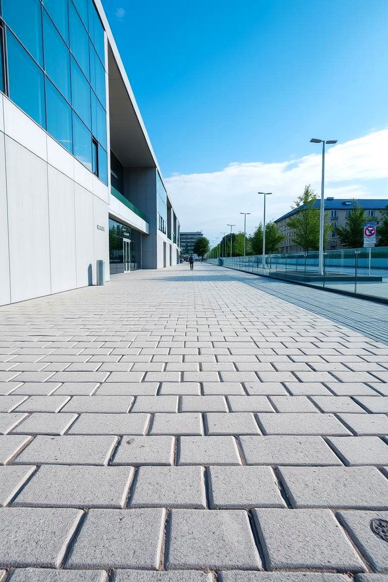 Minimalist Modern Path - 24 Cobble Stone Walkway Ideas
