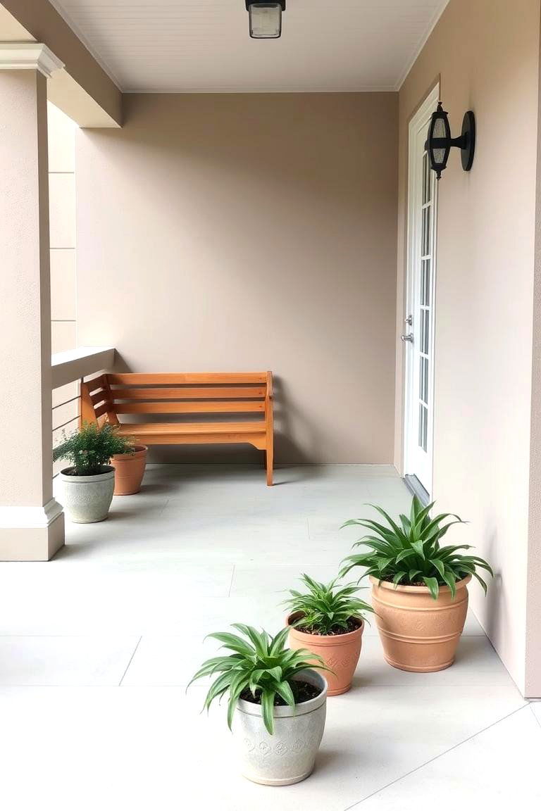 Minimalist Modern Porch - 24 Modern Front Porch Ideas