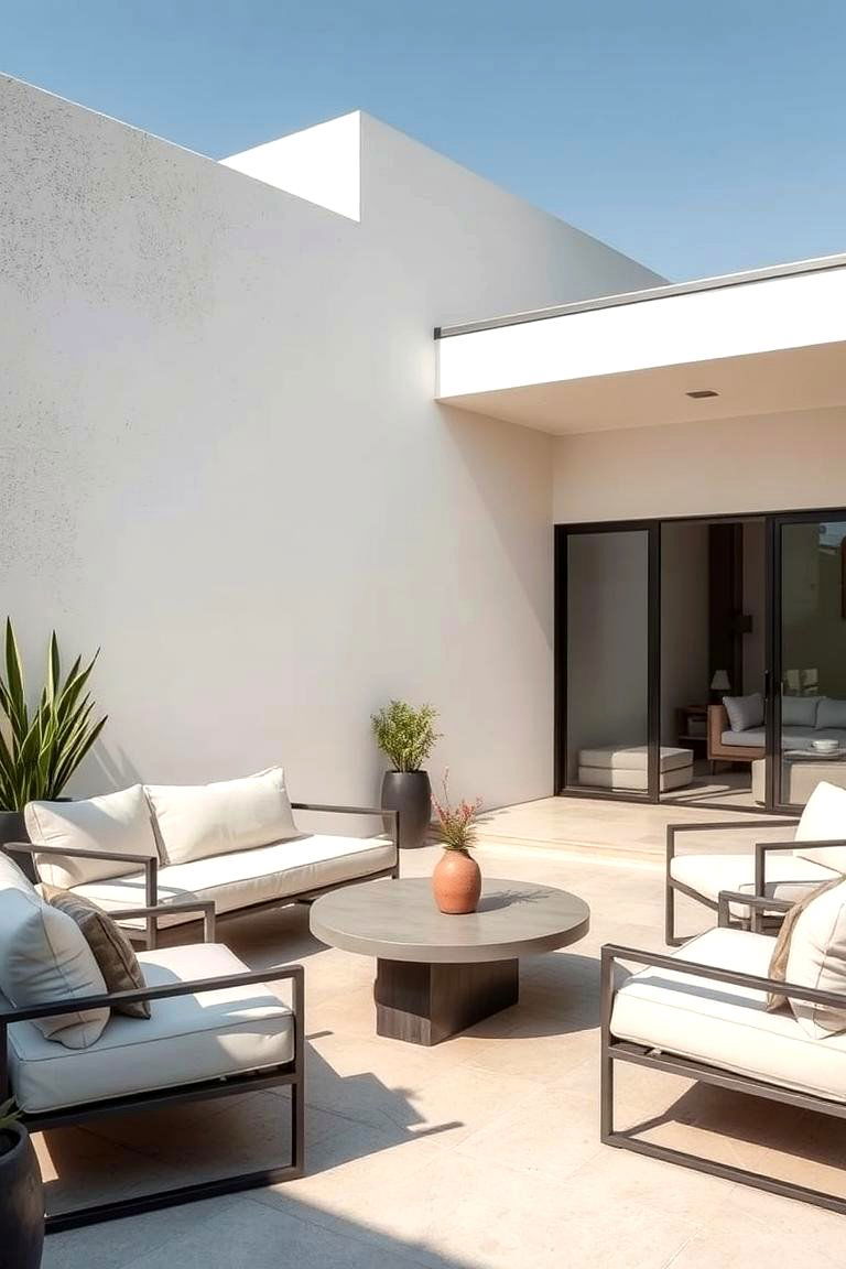 Minimalist Modern Style - 24 Patio Decor Ideas