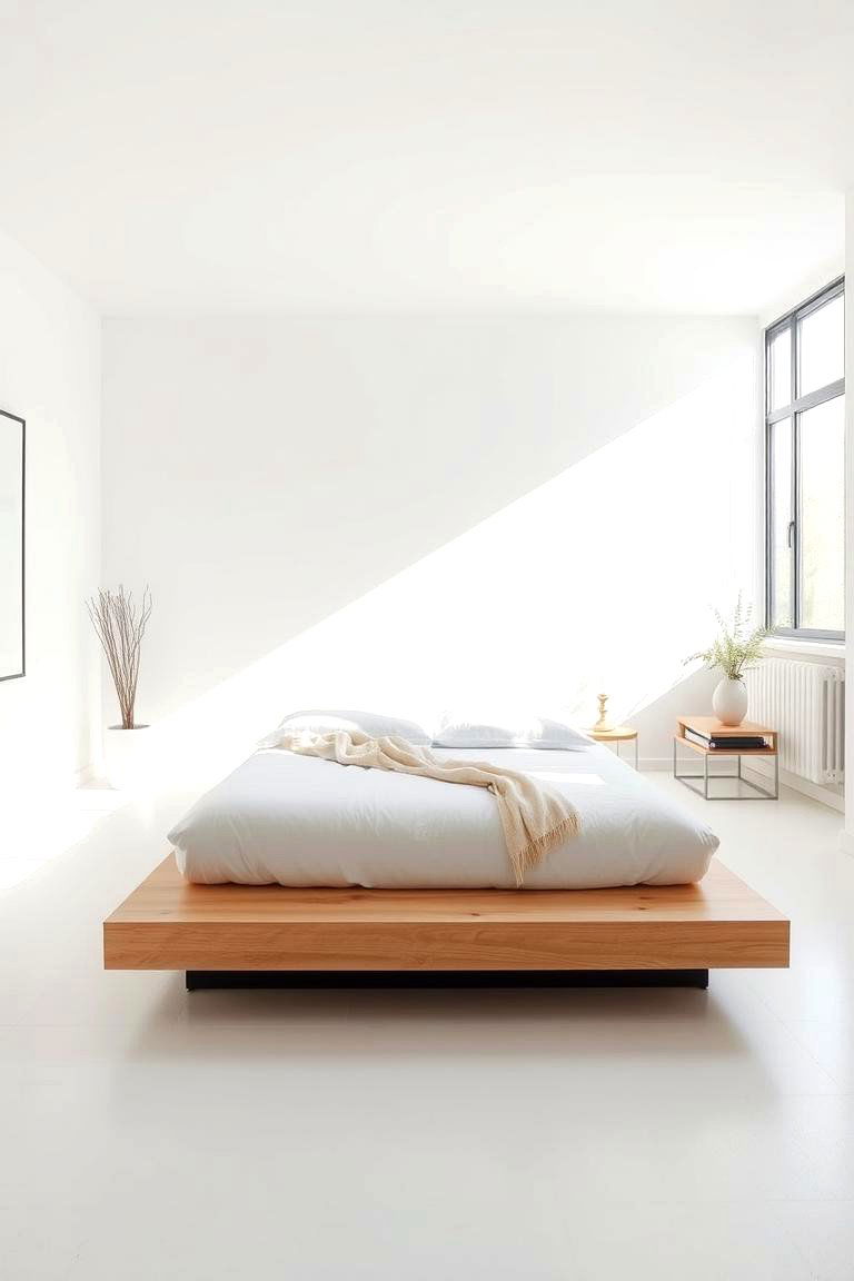 Minimalist Platform Bed - 24 Unique Bed Design Ideas