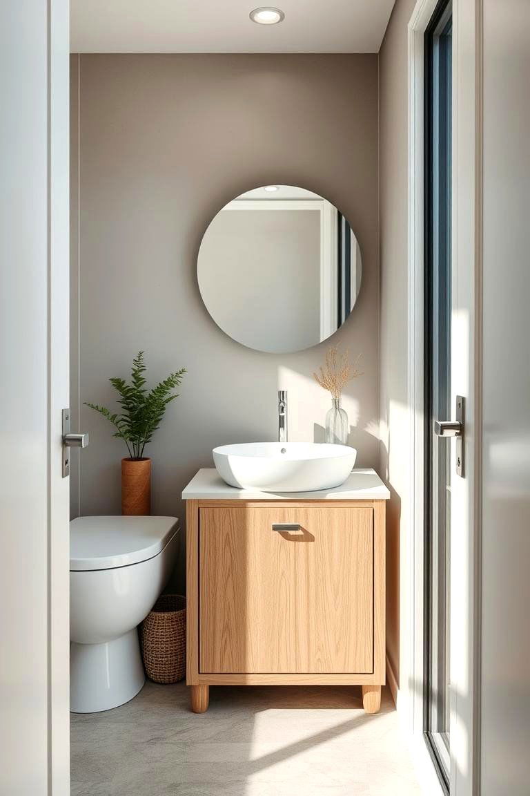 Minimalist Recycled Furniture for Modern Simplicity - 24 Small Green Bathroom Ideas