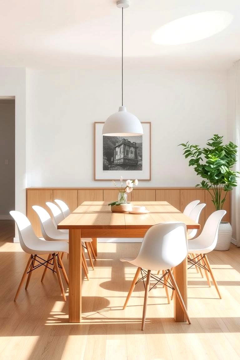 Minimalist Scandinavian Design - 24 Modern Dining Room Ideas