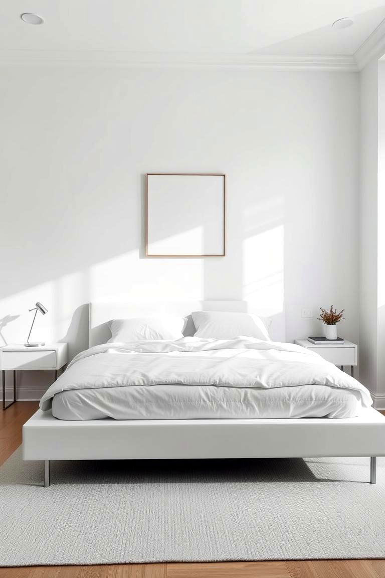 Minimalist Serenity - 24 Grey and White Bedroom Ideas