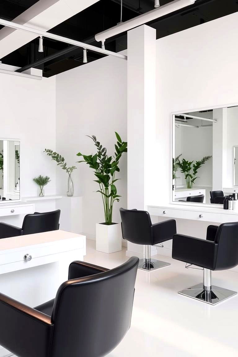 Minimalist Serenity - 24 Salon Interior Design Ideas