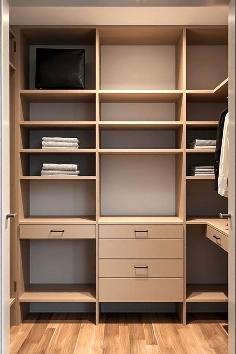 Minimalist Shelves - 24 Closet Shelving Ideas