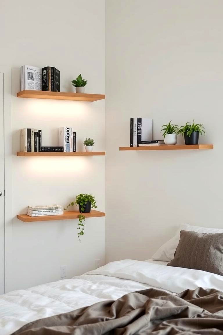 Minimalist Shelving Units - 24 90s Bedroom Decor Ideas