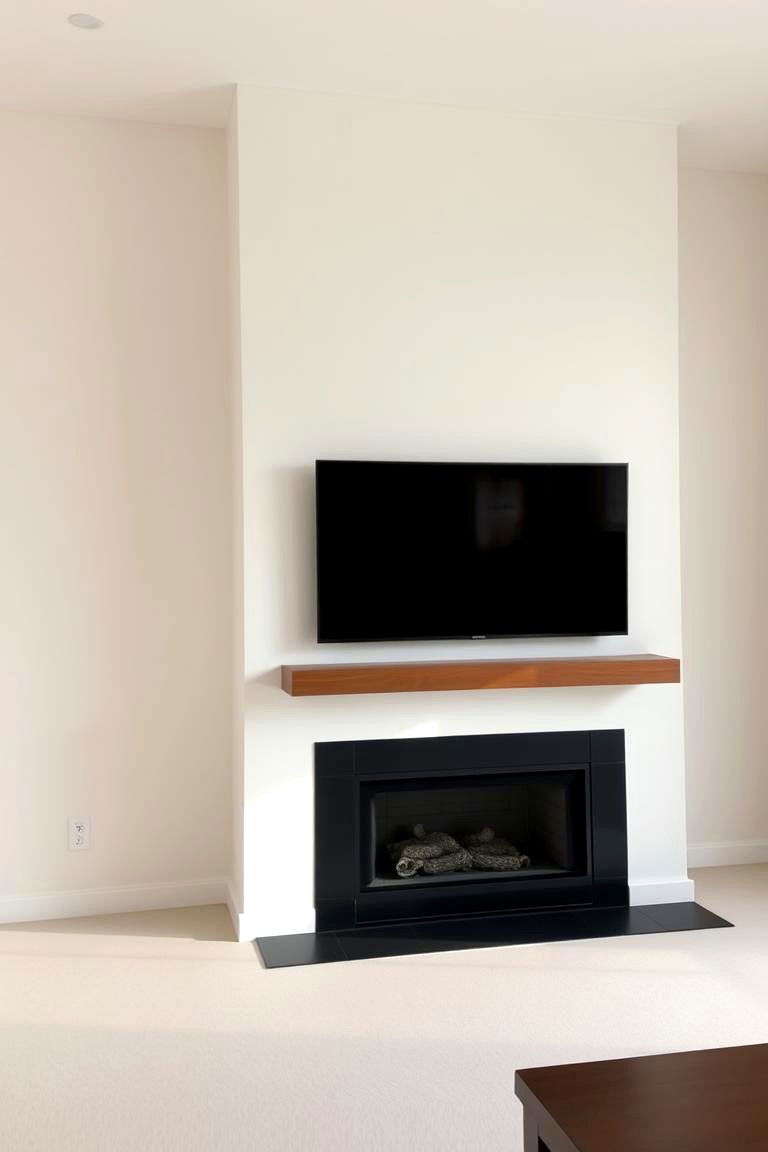 Minimalist Surround Design - 24 Tv Over Fireplace Ideas