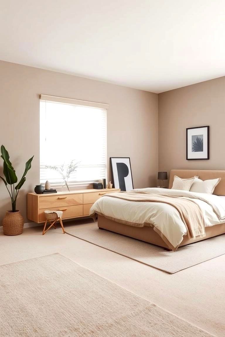 Minimalist Taupe Decor - 24 Taupe Bedroom Ideas