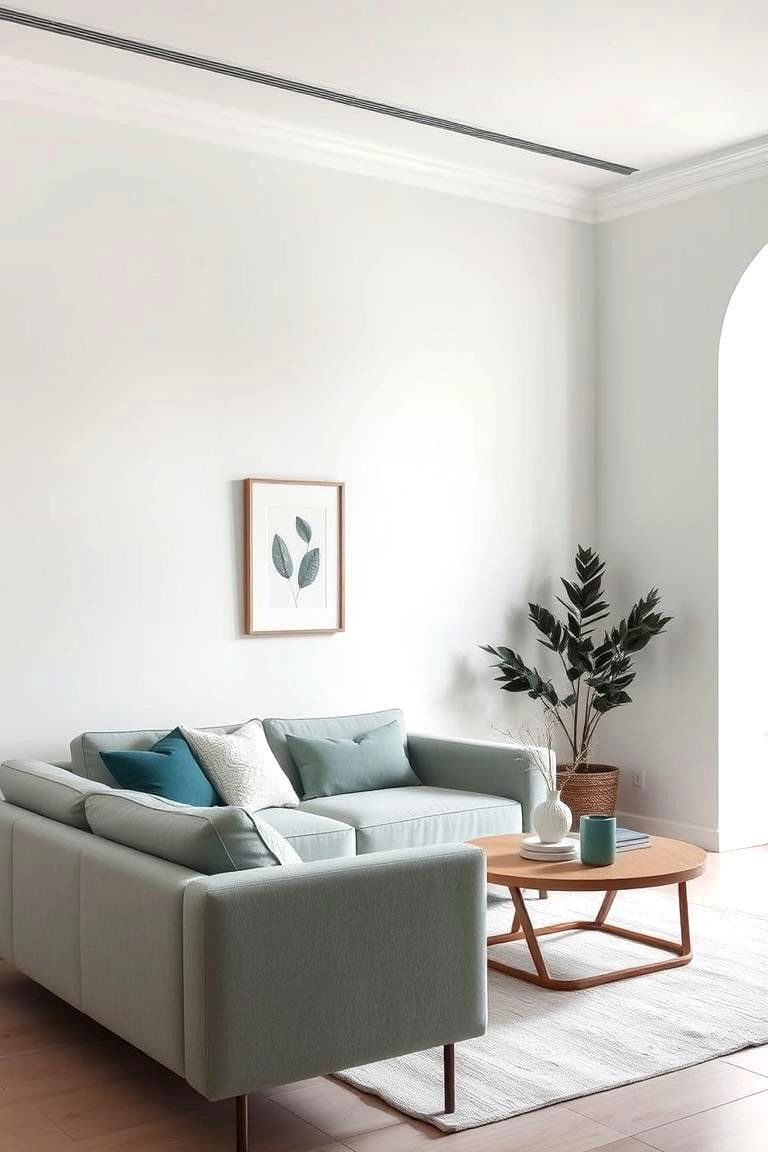Minimalist Teal Touch - 24 Teal Bedroom Ideas
